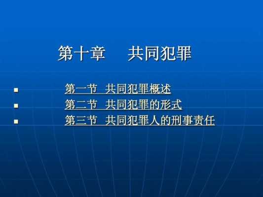 共同犯罪部分责任全部说 